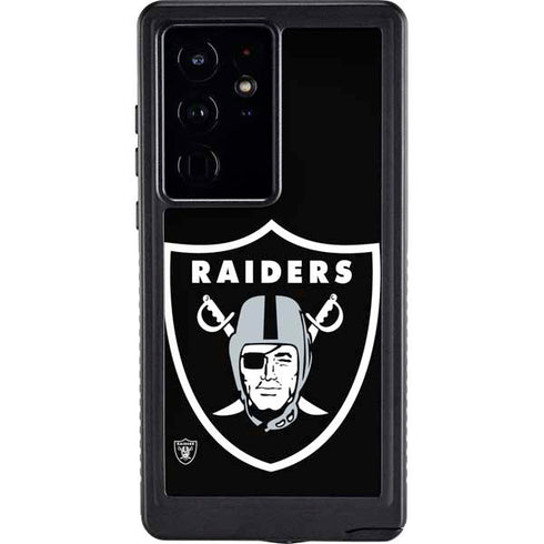 NFL Las Vegas Raiders Large Logo Galaxy S24 Ultra Waterproof Case