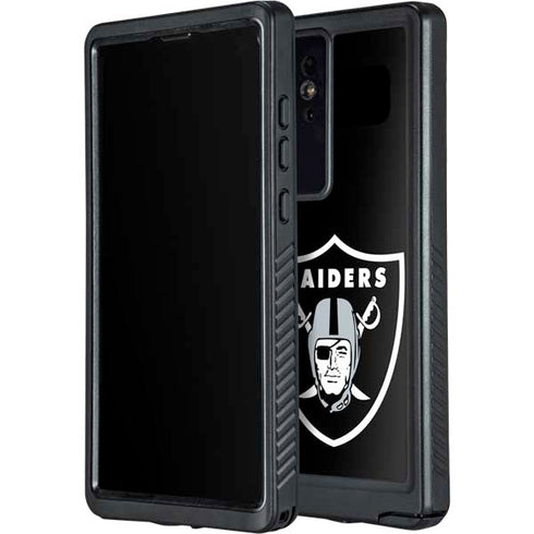 NFL Las Vegas Raiders Large Logo Galaxy S24 Ultra Waterproof Case