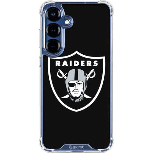 NFL Las Vegas Raiders Large Logo Galaxy S25 Plus Clear Case