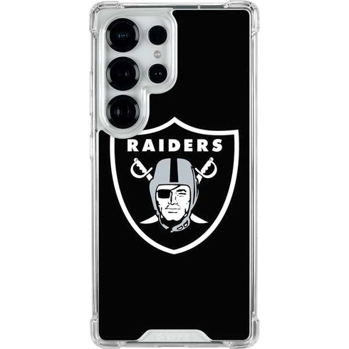 NFL Las Vegas Raiders Large Logo Galaxy S25 Ultra Clear Case