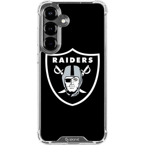 NFL Las Vegas Raiders Large Logo Galaxy S26 Plus Clear Case