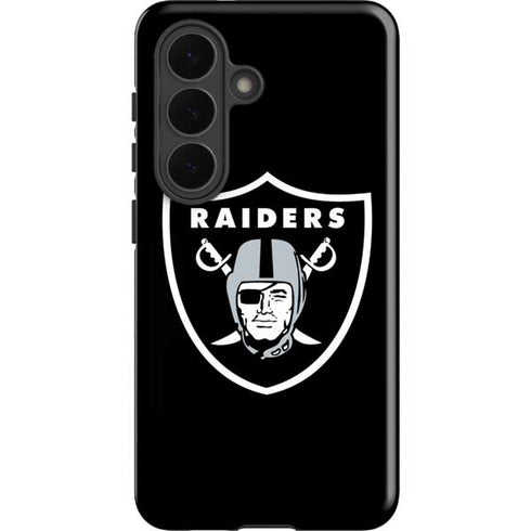 NFL Las Vegas Raiders Large Logo Galaxy S26 Plus Impact Case