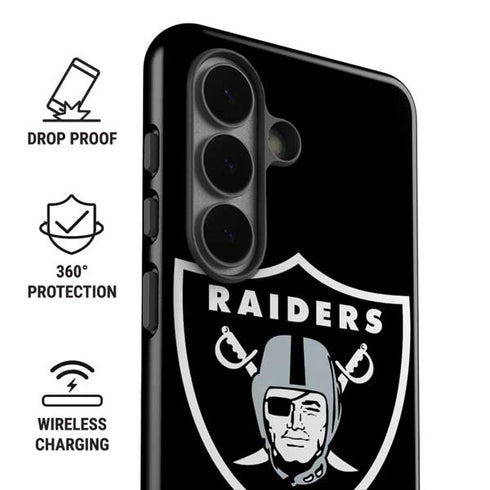 NFL Las Vegas Raiders Large Logo Galaxy S26 Plus Impact Case