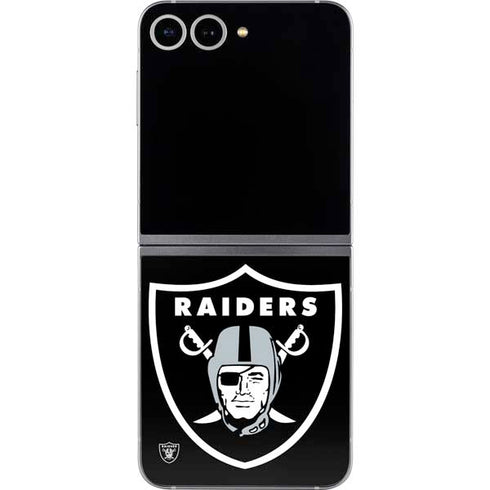 NFL Las Vegas Raiders Large Logo Galaxy Z Flip6 Skin