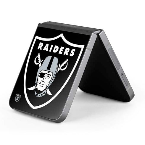 NFL Las Vegas Raiders Large Logo Galaxy Z Flip6 Skin