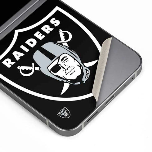NFL Las Vegas Raiders Large Logo Galaxy Z Flip6 Skin