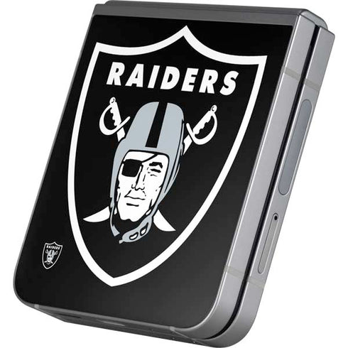 NFL Las Vegas Raiders Large Logo Galaxy Z Flip6 Skin