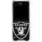 NFL Las Vegas Raiders Large Logo Galaxy Z Flip6 Clear Case