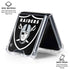 NFL Las Vegas Raiders Large Logo Galaxy Z Flip6 Clear Case