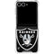 NFL Las Vegas Raiders Large Logo Galaxy Z Flip7 Clear Case