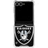 NFL Las Vegas Raiders Large Logo Galaxy Z Flip7 Clear Case