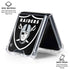 NFL Las Vegas Raiders Large Logo Galaxy Z Flip7 Clear Case