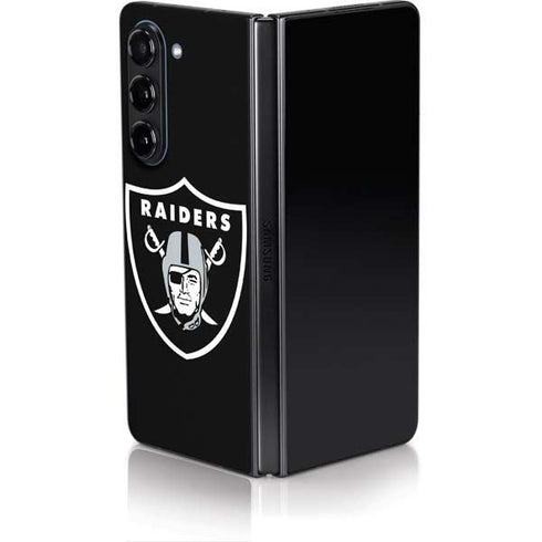 NFL Las Vegas Raiders Large Logo Galaxy Z Fold5 5G Skin