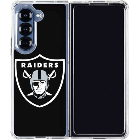 NFL Las Vegas Raiders Large Logo Galaxy Z Fold7 Clear Case