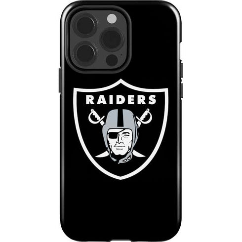 NFL Las Vegas Raiders Large Logo iPhone 15 Pro Impact Case