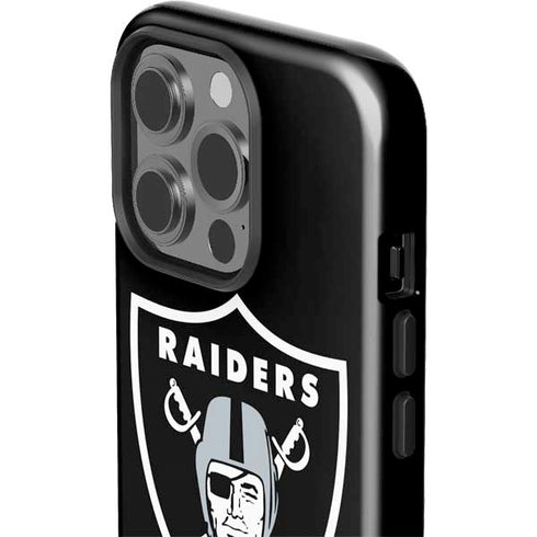 NFL Las Vegas Raiders Large Logo iPhone 15 Pro Impact Case