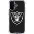 NFL Las Vegas Raiders Large Logo iPhone 16 Clear Case