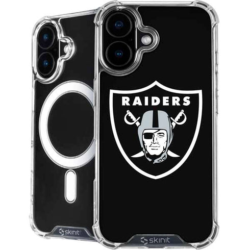 NFL Las Vegas Raiders Large Logo iPhone 16 MagSafe Case
