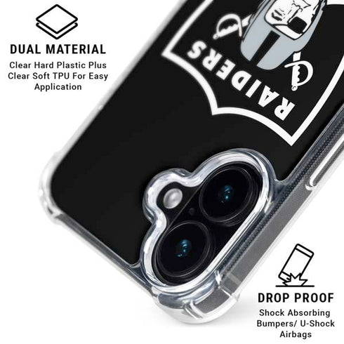 NFL Las Vegas Raiders Large Logo iPhone 16 MagSafe Case