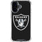 NFL Las Vegas Raiders Large Logo iPhone 16 Plus Clear Case