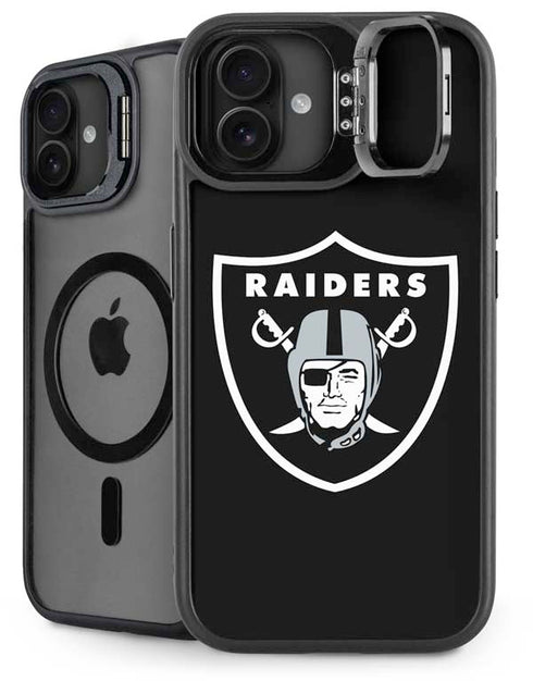 NFL Las Vegas Raiders Large Logo iPhone 16 Plus Kickstand Case