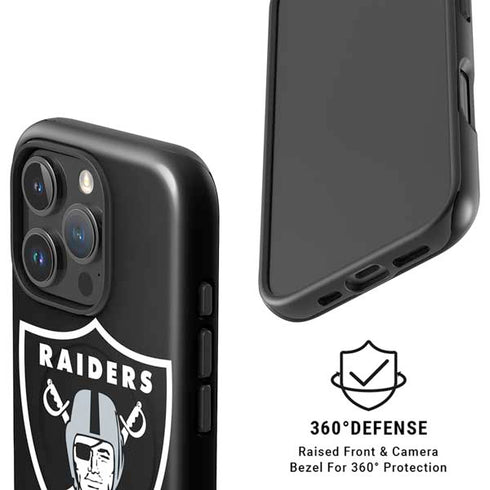 NFL Las Vegas Raiders Large Logo iPhone 16 Pro Magsafe Impact Case
