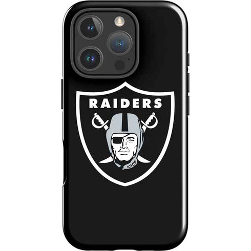 NFL Las Vegas Raiders Large Logo iPhone 16 Pro Max Impact Case