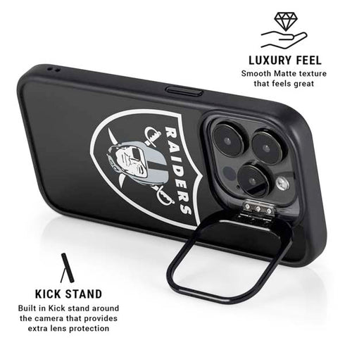 NFL Las Vegas Raiders Large Logo iPhone 16 Pro Max Kickstand Case