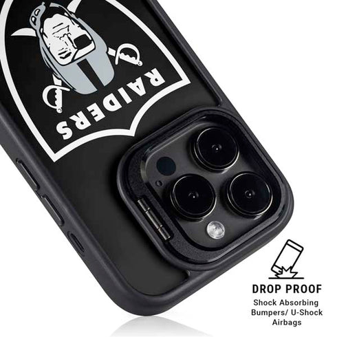 NFL Las Vegas Raiders Large Logo iPhone 16 Pro Max Kickstand Case