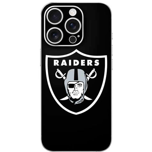 NFL Las Vegas Raiders Large Logo iPhone 16 Pro Skin