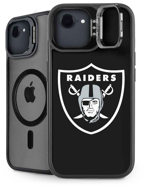 NFL Las Vegas Raiders Large Logo iPhone 16e Kickstand Case