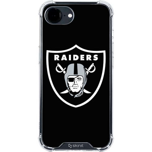 NFL Las Vegas Raiders Large Logo iPhone 16e Clear Case