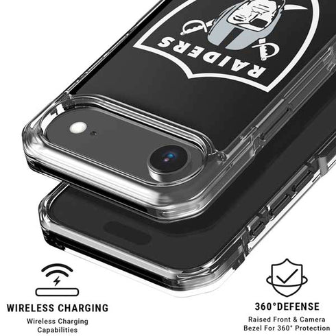 NFL Las Vegas Raiders Large Logo iPhone 17 Air Clear Case