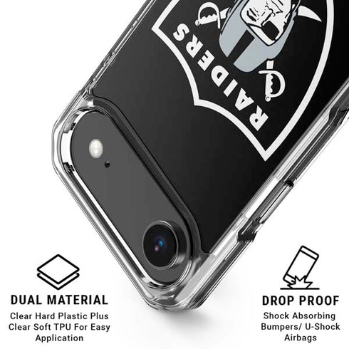 NFL Las Vegas Raiders Large Logo iPhone 17 Air Clear Case