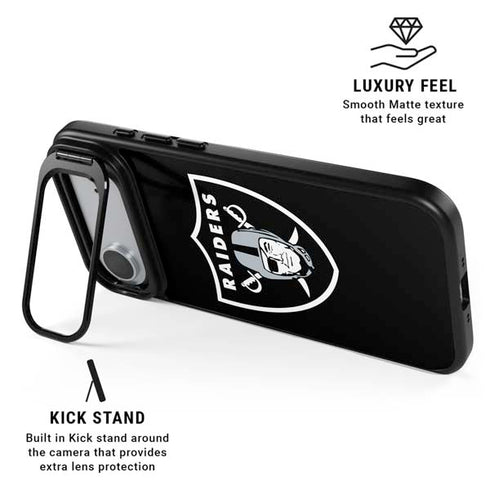 NFL Las Vegas Raiders Large Logo iPhone 17 Air Kickstand Case