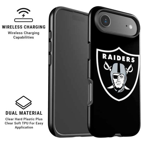 NFL Las Vegas Raiders Large Logo iPhone 17 Air Magsafe Impact Case