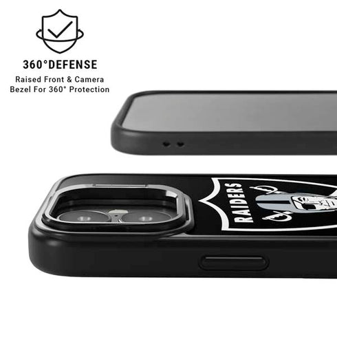 NFL Las Vegas Raiders Large Logo iPhone 17 Kickstand Case