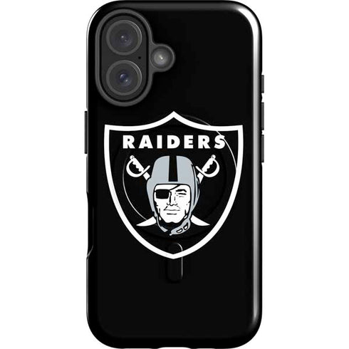NFL Las Vegas Raiders Large Logo iPhone 17 Magsafe Impact Case