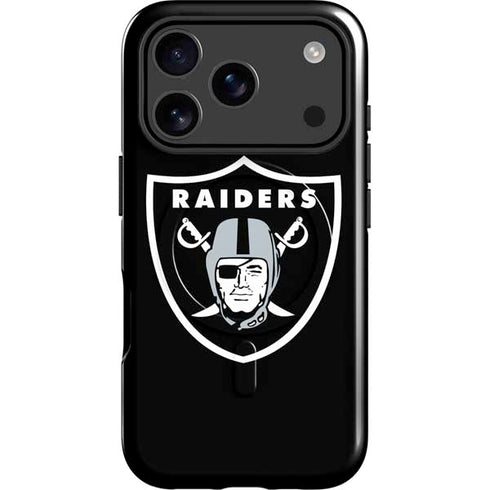 NFL Las Vegas Raiders Large Logo iPhone 17 Pro Magsafe Impact Case