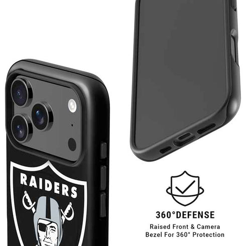 NFL Las Vegas Raiders Large Logo iPhone 17 Pro Magsafe Impact Case