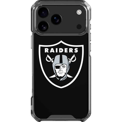 NFL Las Vegas Raiders Large Logo iPhone 17 Pro Max Clear Case