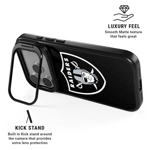 NFL Las Vegas Raiders Large Logo iPhone 17 Pro Max Kickstand Case