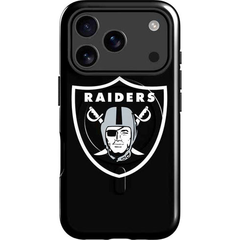 NFL Las Vegas Raiders Large Logo iPhone 17 Pro Max Magsafe Impact Case