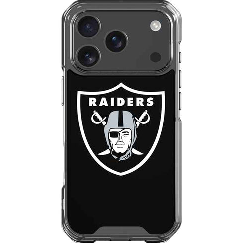 NFL Las Vegas Raiders Large Logo iPhone 18 Pro Clear Case