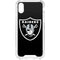NFL Las Vegas Raiders Large Logo iPhone XS Clear Case