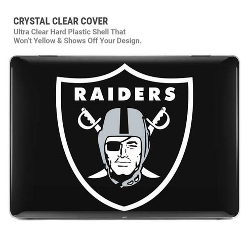 NFL Las Vegas Raiders Large Logo MacBook Pro 14in (2021-24) Case plus Skin