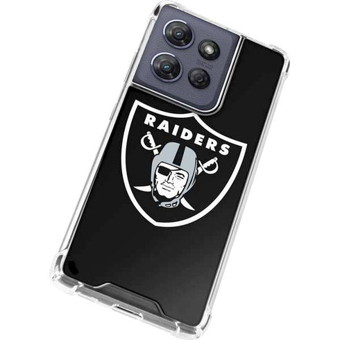NFL Las Vegas Raiders Large Logo Moto G Power 5G (2025) Clear Case