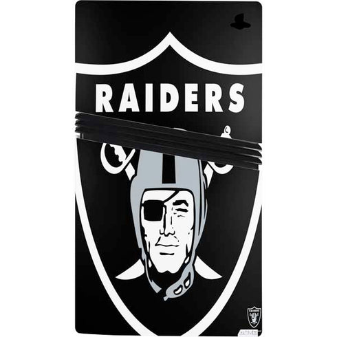 NFL Las Vegas Raiders Large Logo PS5 Pro Bundle Skin