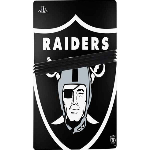 NFL Las Vegas Raiders Large Logo PS5 Pro Console Skin