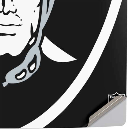 NFL Las Vegas Raiders Large Logo PS5 Slim Digital Edition Console Skin
